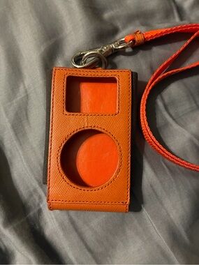 Vintage Prada Red Leather iPod Carry Case